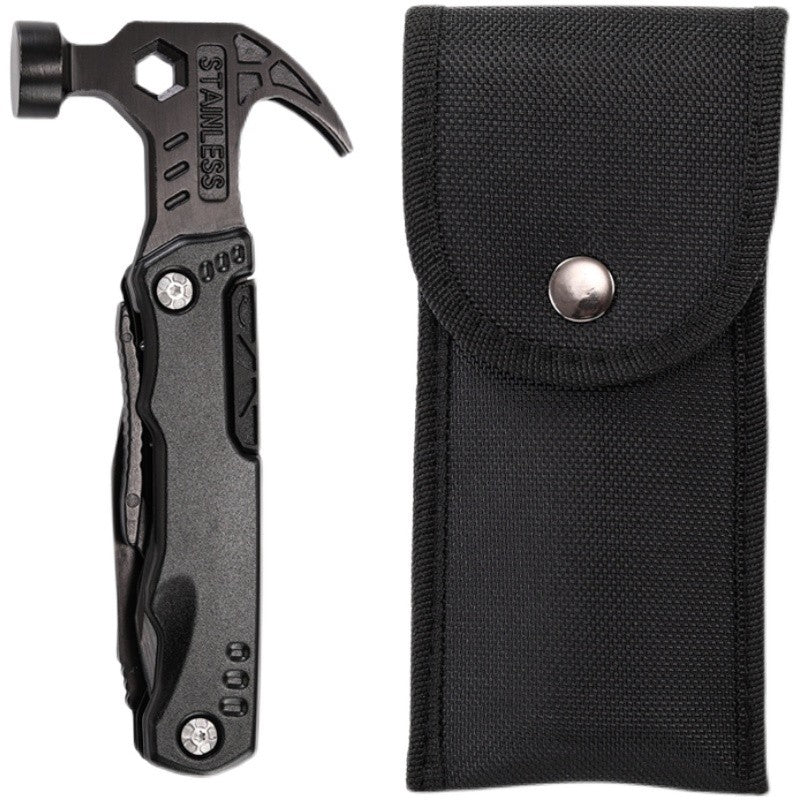 Martelo de Garra Multifuncional para Exterior, Martelo Dobrável de Segurança para Veículos, Martelo de Escape para Quebrar Janelas, Martelo de Carpintaria, Ferramenta de Acampamento