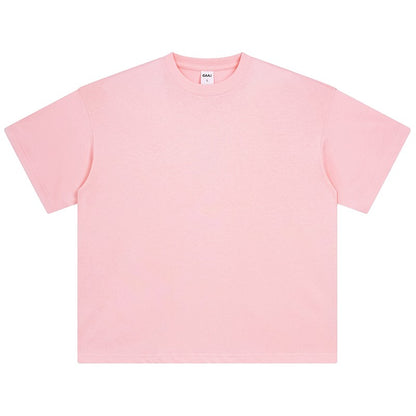 100 Heavy Weight Cotton T shirt For Men Women Short Sleeve Plain Tops Solid Oversized Tee Shirts Quality Clothing 8.8oz 250gsm