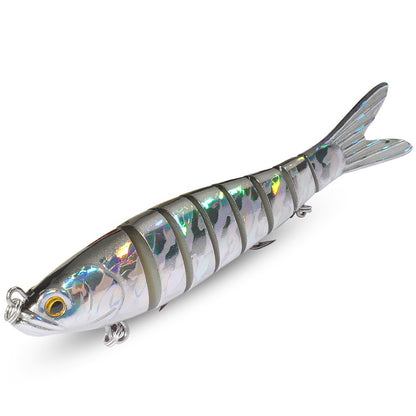 Isca Swimbait 11g 16g 27g Multi Articulada Lenta Afundante Segmentada Biônica Natação Pesca Baixo Anzol Triplo Pesca de Carpa Isca Dura