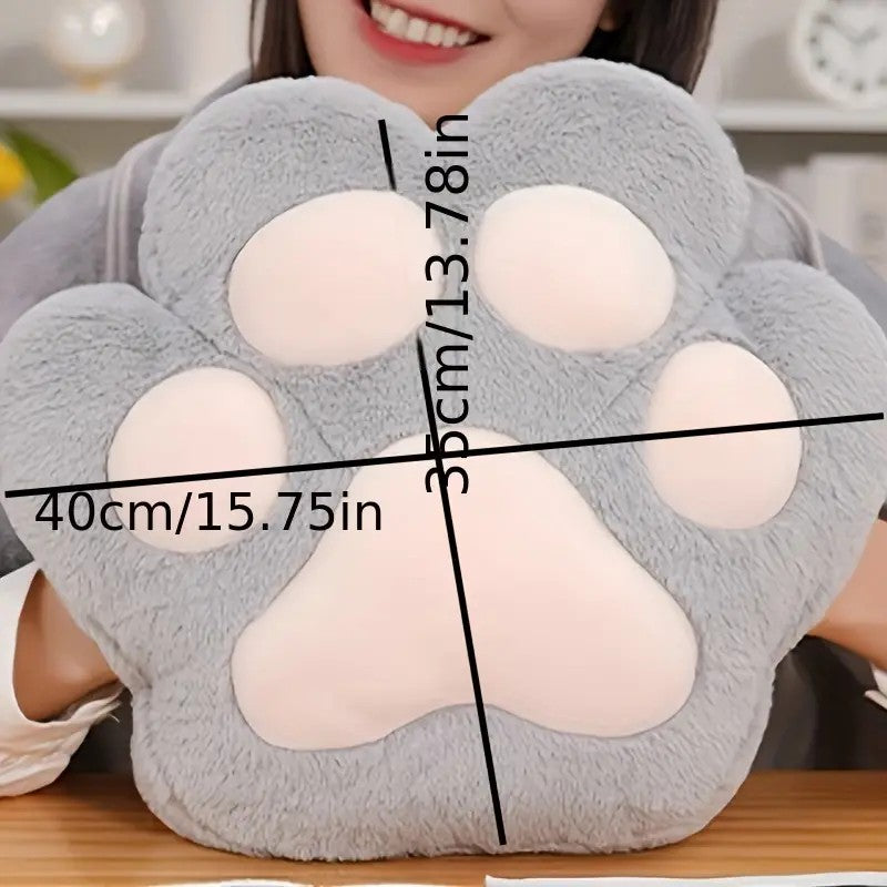 Blanket nap Cat paw throw pillow dual-use office good hand warmer pillow Car air conditioner 2-in-1 pillow