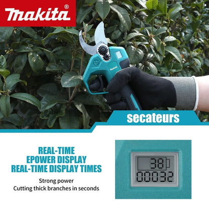 Tesouras de Poda sem Fio 18V BL Makita: Ferramenta Perfeita para uma Poda Fácil e Precisa de Frutíferas e Galhos em Jardins