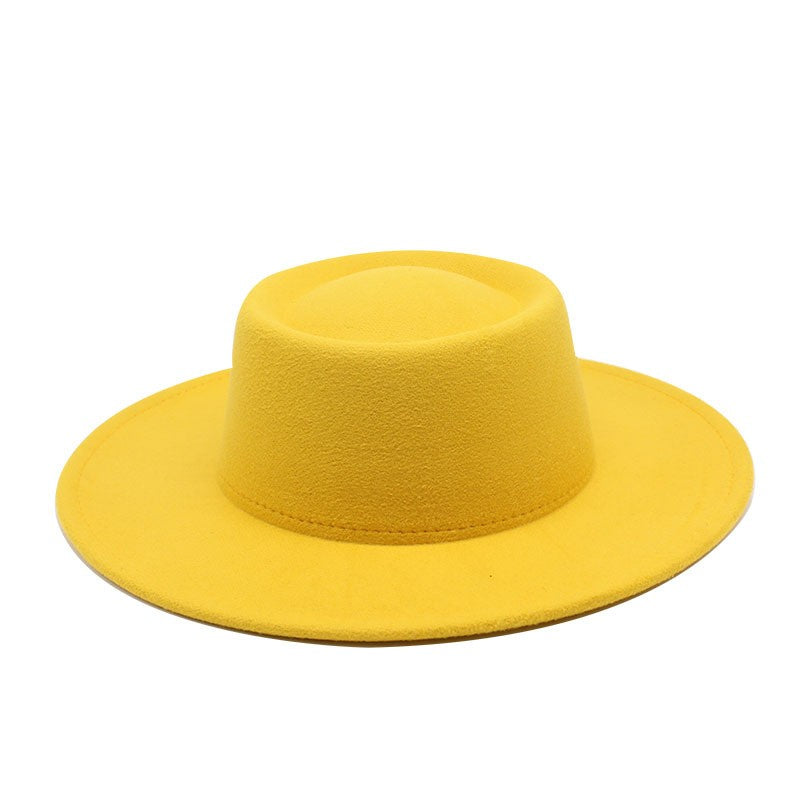 Chapéus Fedora Masculino Feminino Aba Larga 8.5CM Lã Feltro Chapéus Jazz Estilo Britânico 2023 Chapéu Panamá Formal Social