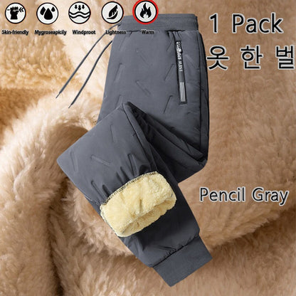 Animal Game Winter Plush Thick Fleece Waterproof Casual Pants Outdoor Windproof Warm Trousers Lambswool Thermal Sport Sweatpants