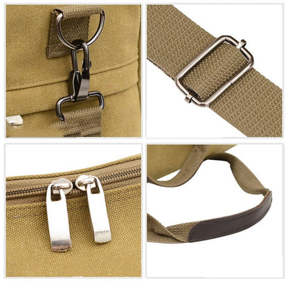Men Large Capacity Canvas Baglarge Gym Sports Bag Cabin Holdall Duffle Shoulder Travel Weekend Bag Short-Distance Travel Package