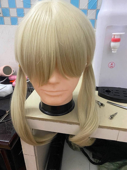 Maka Albarn Cosplay Anime Soul Eater Costume Adult Women Skirt Gloves Uniform Suit Halloween Party Role Play Outfit Maka Cos wig