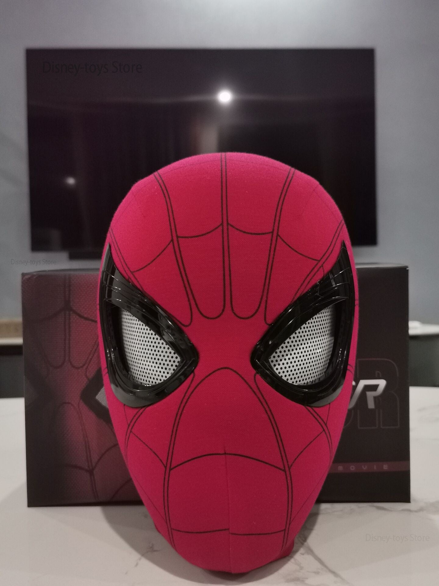 Nova Máscara do Homem-Aranha: Sem Volta Para Casa Capacete de Luxo Recarregável Olhos Remotos Móveis Máscara Decoração de Cosplay Brinquedos de Presente