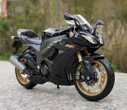 Maisto 1:12 Kawasaki Ninja ZX-10R Liga Modelo de Moto Simulação Diecast Metal Escala Modelo de Moto Brinquedo Infantil Presentes