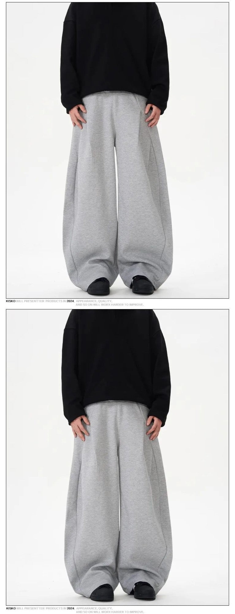Calças Casuais Masculinas de Perna Larga com Design Desconstruído Americano Calças de Moletom Esportivas Primavera Outono Calças Compridas Versáteis da Moda