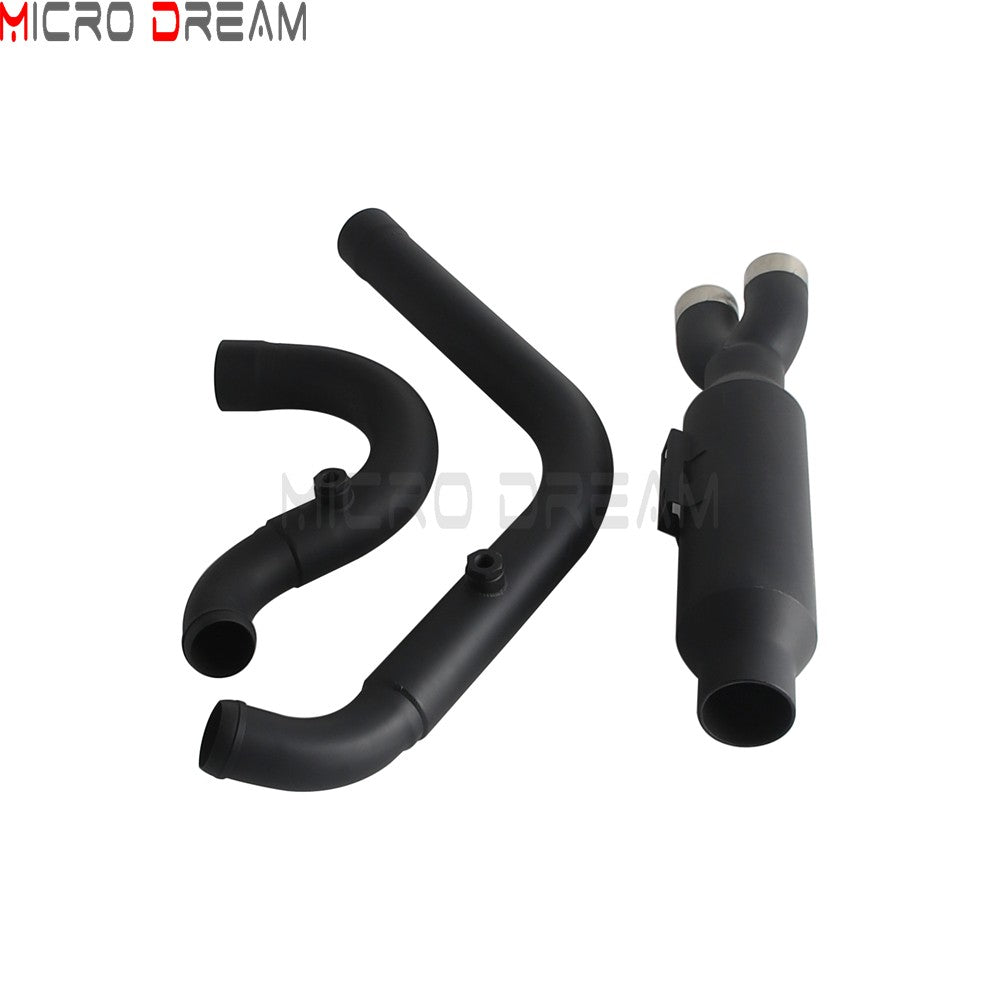 For Harley Softail Low Rider ST FXLRST 117 2025-26 Full Complete Exhaust System Swept-up Muffler Motorcycle Exhaust Pipes 2-In-1