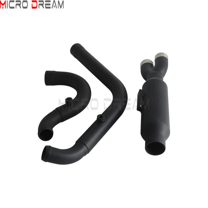 For Harley Softail Low Rider ST FXLRST 117 2025-26 Full Complete Exhaust System Swept-up Muffler Motorcycle Exhaust Pipes 2-In-1