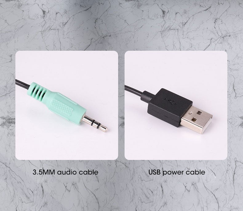 Barra de Som Salange V8 Alto-falantes com Fio USB Barra de Som Estéreo para Projetor PC Laptop Celular Computador Alto-falante de Mesa Auxiliar 3,5 mm
