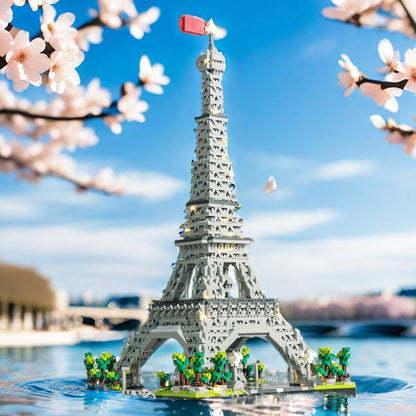Paris Torre Eiffel Arquitetura Brinquedo de Blocos de Construção Exquisito Souvenir e Presente Perfeito | Ideal para Desafiar e Educar