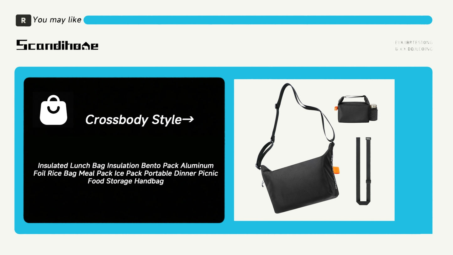 Insulated Lunch Bag Insulation Bento Pack Aluminum Foil Rice Bag Meal Pack Ice Pack Portable Dinner Picnic Food Storage Handbag