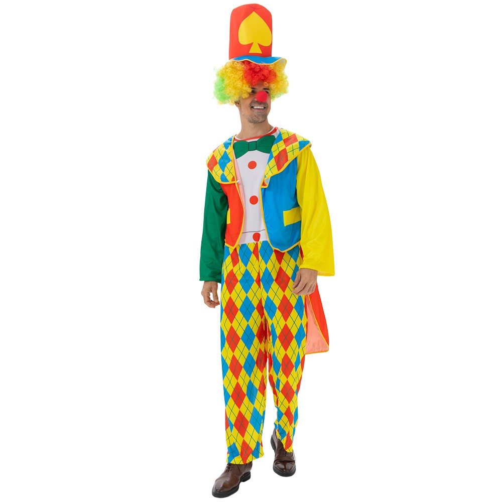 Clown Role-playing Costume Clown Uniform Anime Style Fantasy Circus Costume Set Halloween Carnival Party Costume