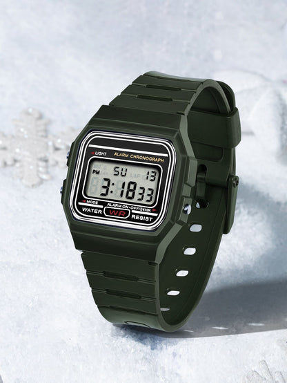 Hot Selling Women LED Digital Electronic Watch Multifunctional Outdoor Simple Leisure Men and Women Sports Watch Reloj