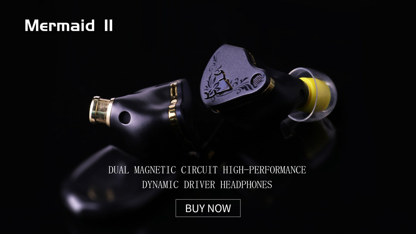 Fone de Ouvido Intra-auricular CVJ Vivian com Driver Dinâmico de 10mm adequado para Música e Jogos Cabo Removível de 0,78mm Qualidade de Som HiFi