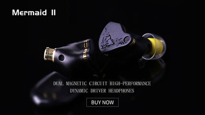 Fone de Ouvido Intra-auricular CVJ Vivian com Driver Dinâmico de 10mm adequado para Música e Jogos Cabo Removível de 0,78mm Qualidade de Som HiFi