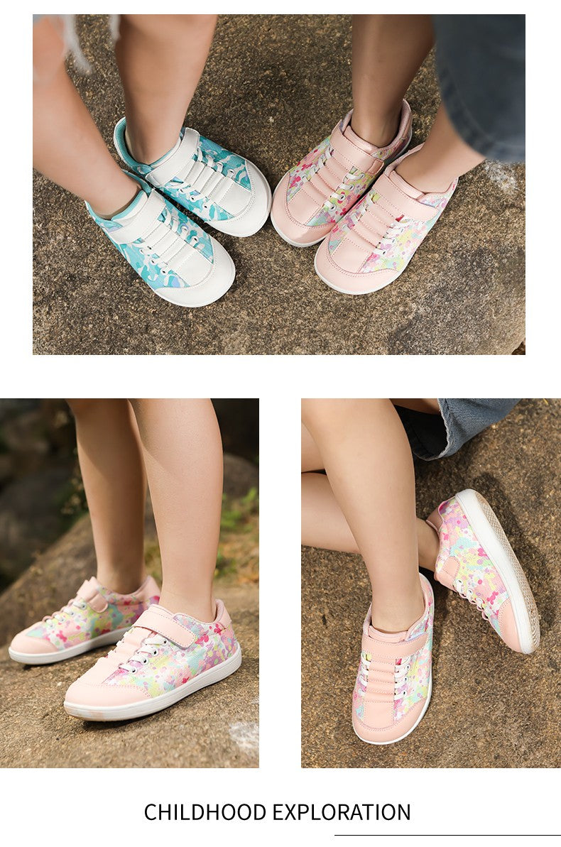 Children's Wide Version Barefoot Shoes Boys And Girls Anti Slip Baby Shoe Childrens Sport Shoe Zero-Drop Healthy Sole Breathable