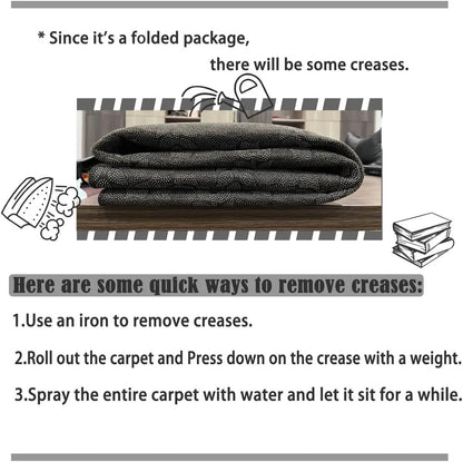 Abstract Geometric Large Rugs for Living Room Nordic Retro Room Decoration Home Mats Non-slip Washable Bedroom Cloakroom Carpet