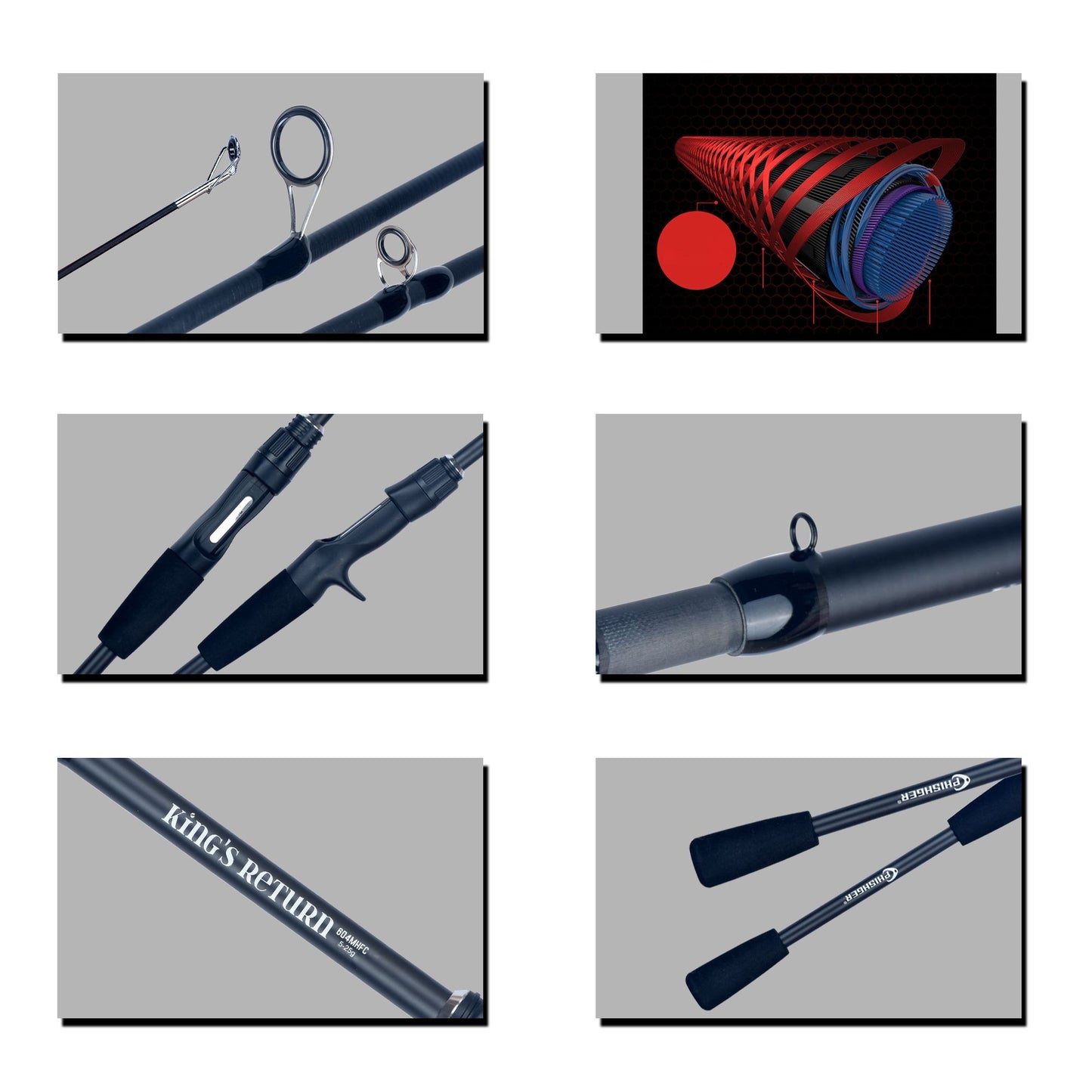 Vara de Pesca PHISHGER Giratória Baitcasting Viagem Carbono Mini Produtos para Pesca Peso de Arremesso 5-30g M Rápida Ultraleve Isca Truta