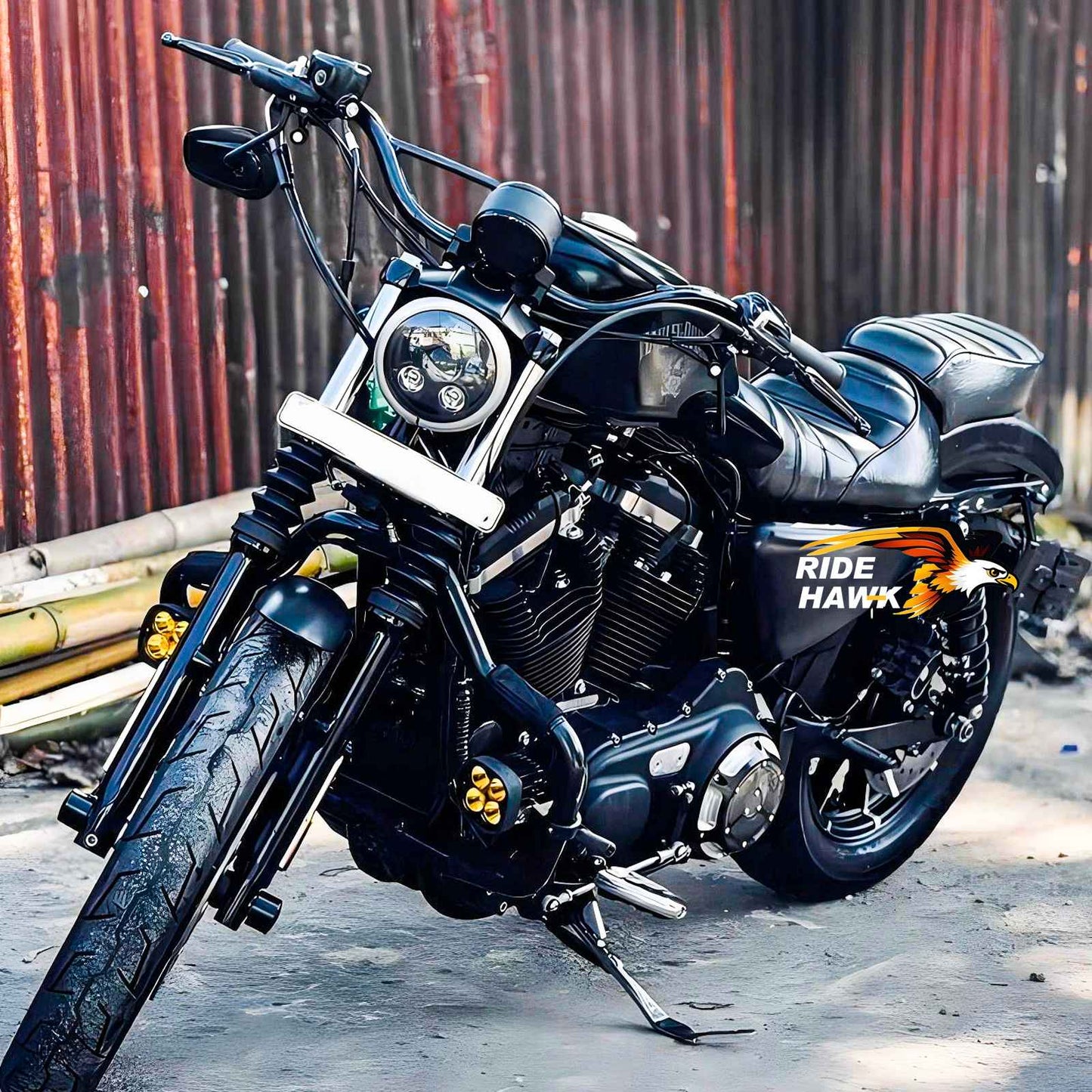 Assento de Motorista de Moto Assento Traseiro de Passageiro Pillion Preto Conjunto de Assento Sporster para Harley Sportster Iron 883 XL883N 2016-2022