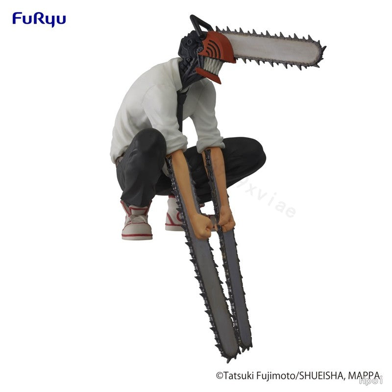14cm Chainsaw Man Anime Figure Power/Denji Action Figure PVC Chainsaw Man Noodle Stopper Figurine Adult Collection Model Toys