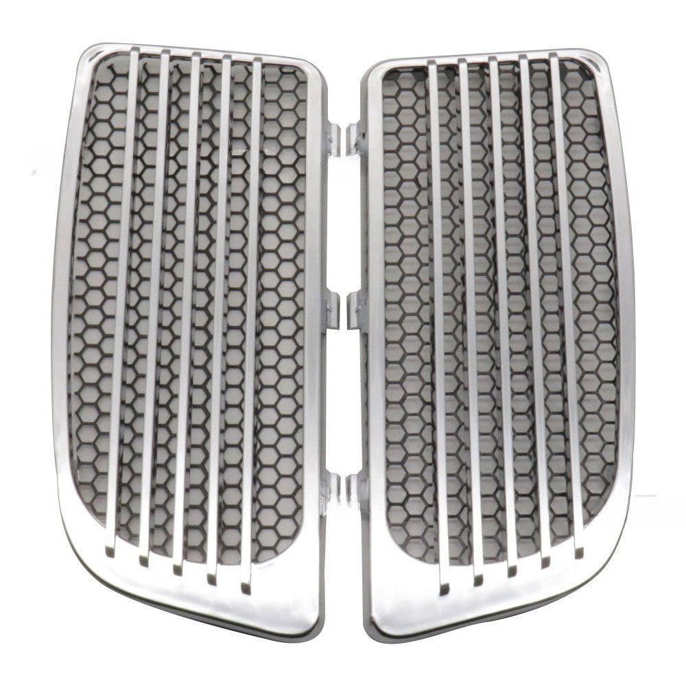 Grade do Radiador da Motocicleta Carenagem Inferior Grades Laterais Tampa de Acabamento para Harley Touring CVO Electra Road Street Tri Glide Ultra Low FLHTKL