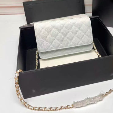 Luxury Designer Shoulder Bag Handbag Fashion Ladies Commuter Versatile Small Square Bags Women Metal Chain Classic Mini Clutches