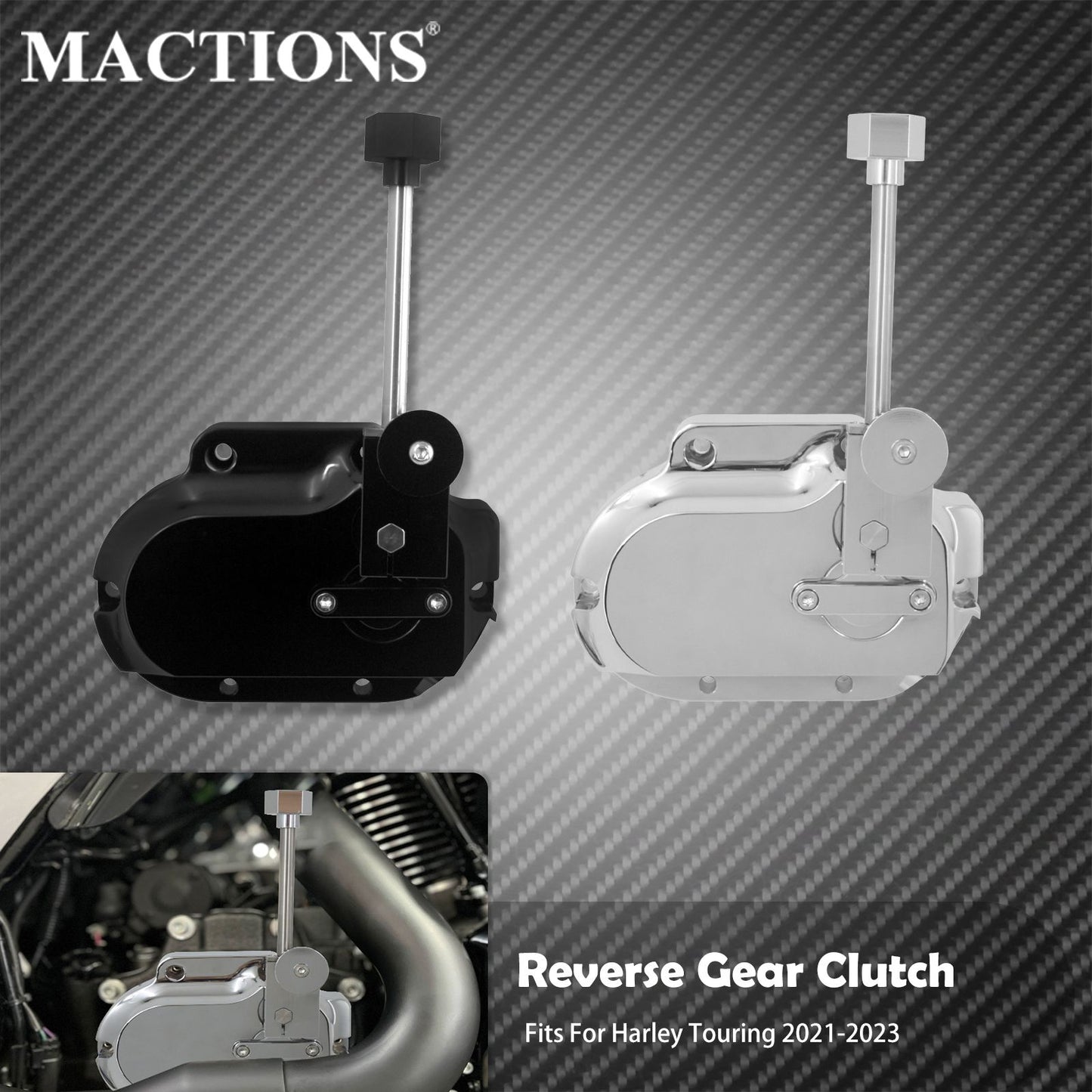 Embreagem de marcha à ré que economiza mão de obra para motocicleta, refit da embreagem de velocidade traseira para Harley Touring Street Glide FLH 08-23 Softail Breakout