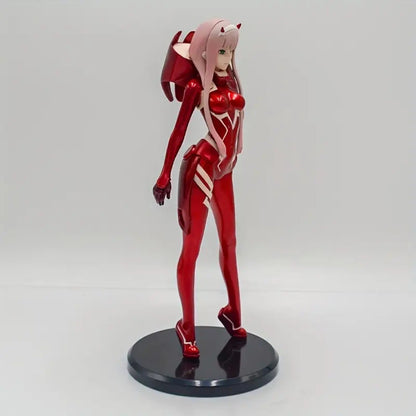 DARLING in the FRANXX Anime Action Figure Zero Two 24cm Estátua de Desenho Animado Modelo Coleção Brinquedos Decoração de Mesa Bonecos Presentes