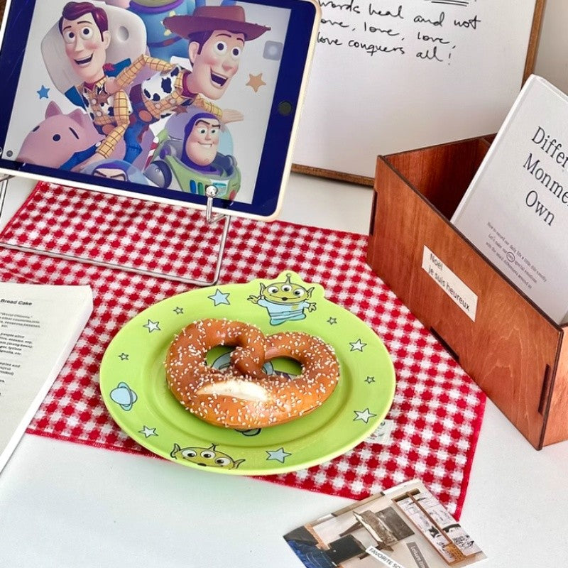 Disney Toy Story Buzz Lightyear Desenho Louça Utensílios Domésticos Pratos Infantis Tigelas de Iogurte Prato de Café da Manhã Presentes de Aniversário
