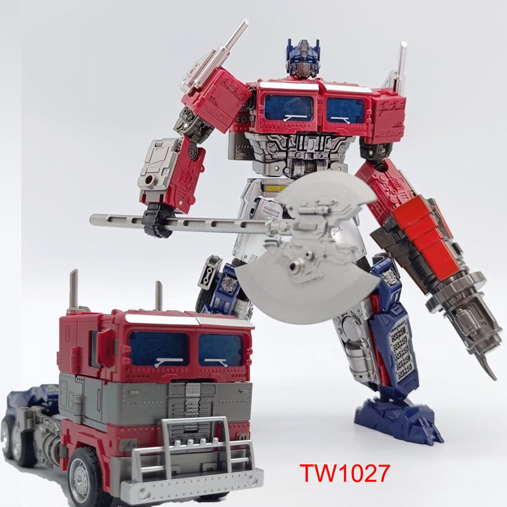 Baiwei Shockwave TW1028 Transformation Toys Sentinel Prime TW1024 Modelo Ironhide TW1026 Robô Bumblebee TW1025 Boneco TW1030