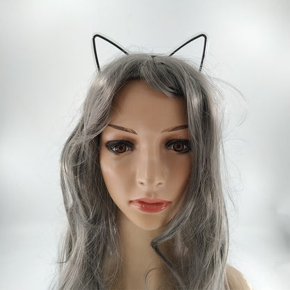 Luminous Cat Ears LED Hair Band Kawaii Accessories Cosplay Supplies Glowing Colorful Headband For Birthday Christmas