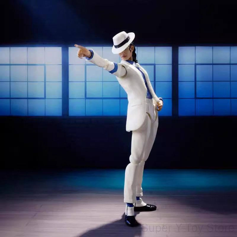 Hot Michael Jackson Smooth Criminal Moonwalk Action Michael Jackson Mj Thriller Joint Movable Figure Model Toys Christmas Gift