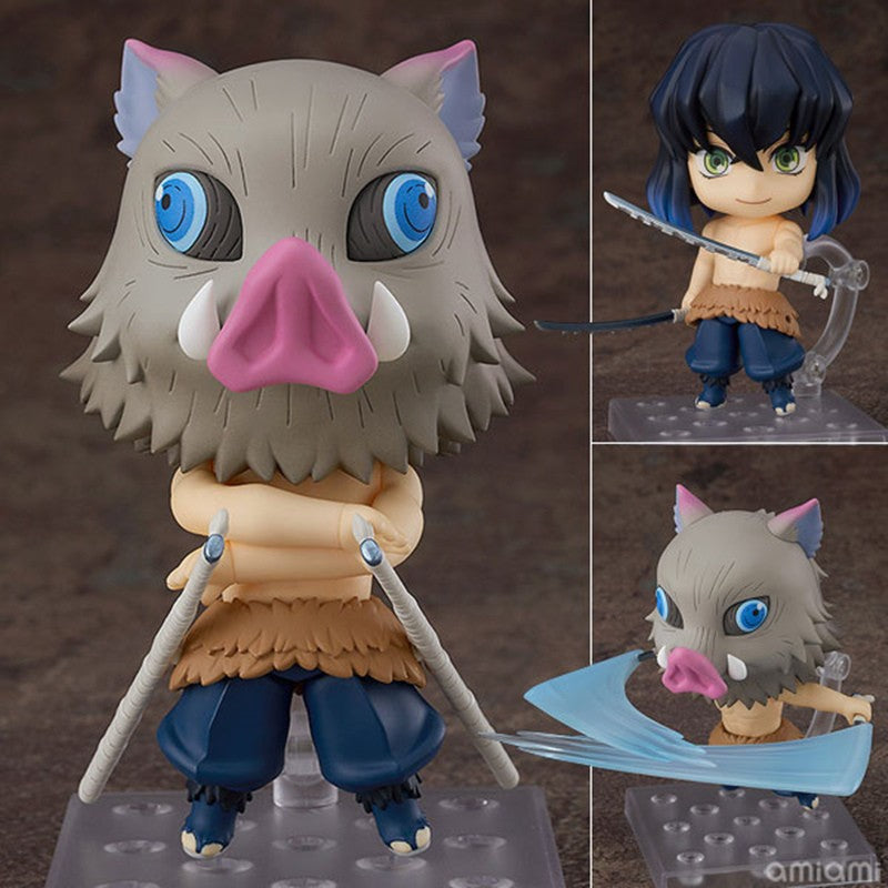 Bonecos de Anime Demon Slayer Inosuke #1361 Tanjirou #1193 Nezuko #1194 Zenitsu #1334 Brinquedos de PVC Figura de Ação Giyuu Kimetsu no Yaiba