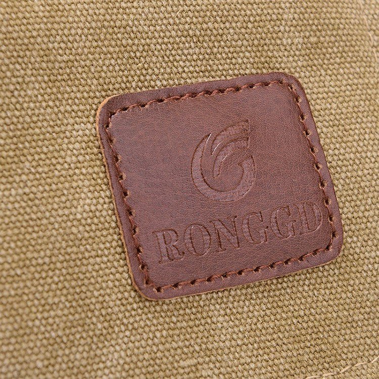 Casual crossbody bag, men's retro canvas crossbody bag, suitable for going out and daily commuting, shoulder bag