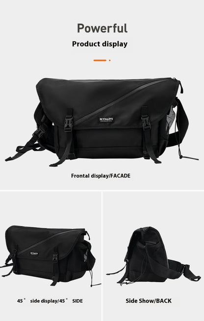 Causal Nylon Shoulder Man Bag Japanese Teenager School Laptop Sling Men's Bag Streetwear Travel Cross Bag Messenger Bags for Men