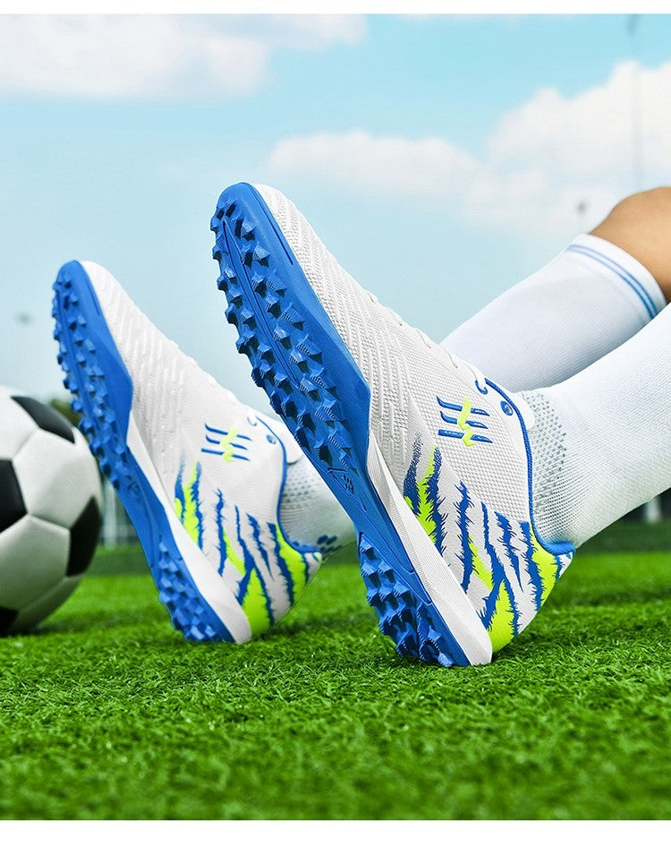 Unisex Youth Soccer Cleats Lightweight FG Football Shoes for Match Training Enhanced Grip Durable Comfortable