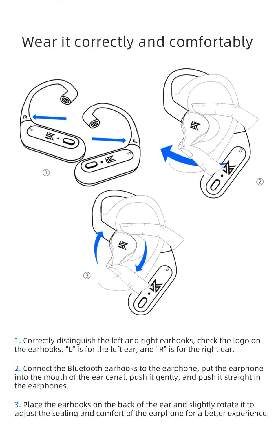 KZ AZ09 Pro True Wireless Headphones Bluetooth-Compatible 5.2 Upgrade Cable Wireless Earplugs Headset Noice Cancelling Earphones