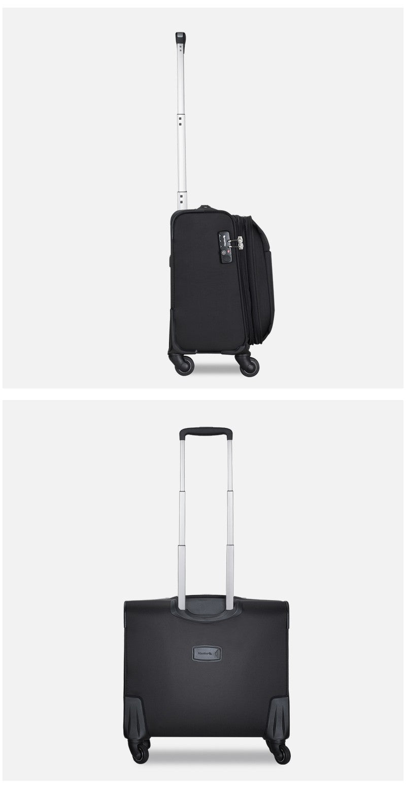 Hanke Men Business Travel Luggage Women Carry On Suitcase Spinner Wheels Rolling Bag 16 18 Inch