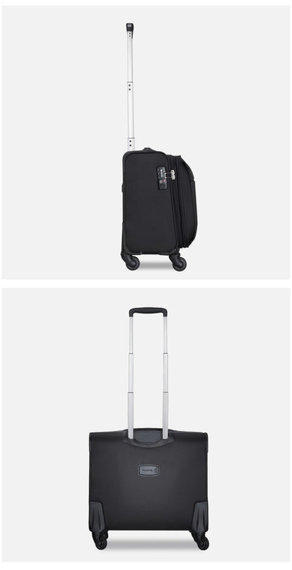 Hanke Men Business Travel Luggage Women Carry On Suitcase Spinner Wheels Rolling Bag 16 18 Inch