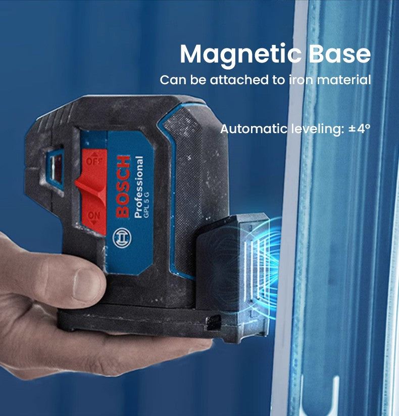 Laser Bosch GPL 3G 3 Pontos Nivelamento Automático GPL 5G 5 Pontos Nível a Laser de Alinhamento Instrumento Profissional Laser de Pontos Verde