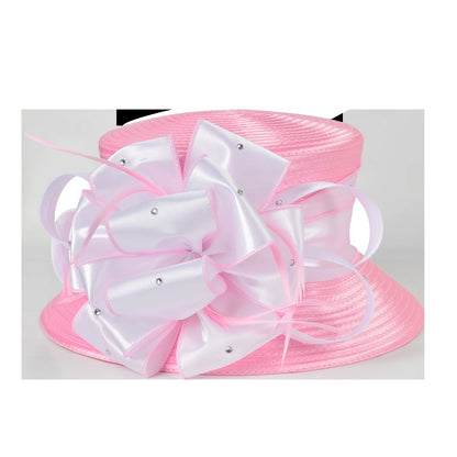Novos Chapéus Fascinators 2025 para Mulheres Elegantes Casamentos e Chapéus de Topo para Igreja de Damas Britânicas para Mulheres Negras S10-4585