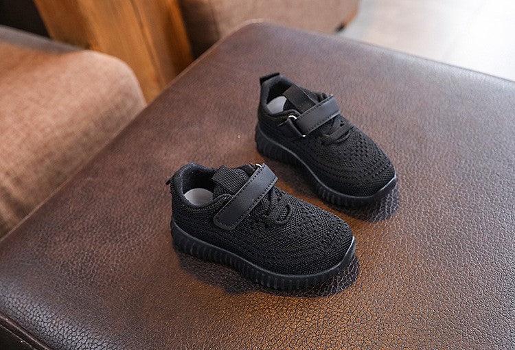 Spring Kid Shoes New Fashion Versatile Girl Sneakers Comfort Soft Sole Anti Slip Simple Boy Shoe Breathable Classic Casual Shoes