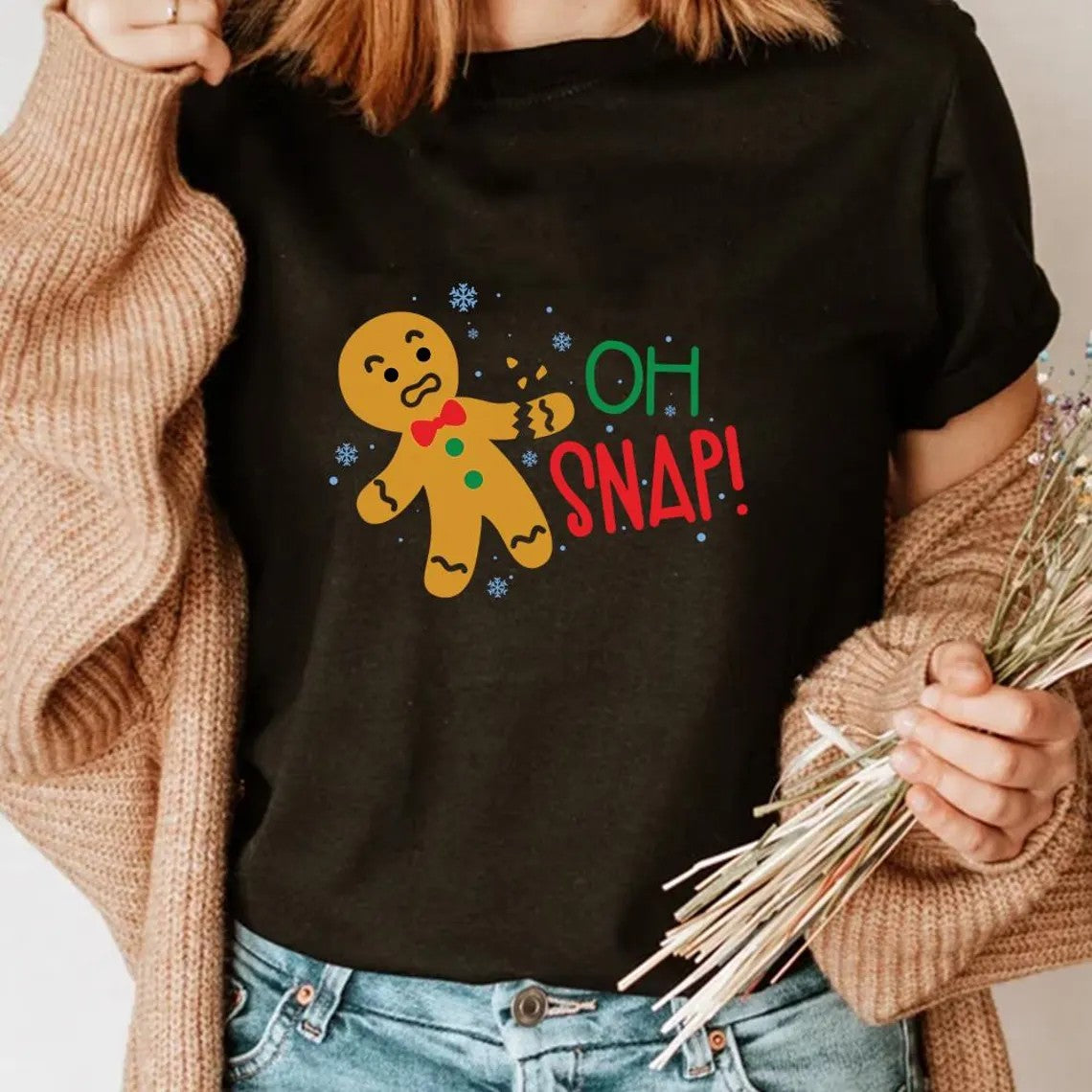 It’s the Most Wonderful Time of the Year T Shirts Gingerbread Christmas Tee Cute Holiday Shirt, Festive Cookie Lover Top