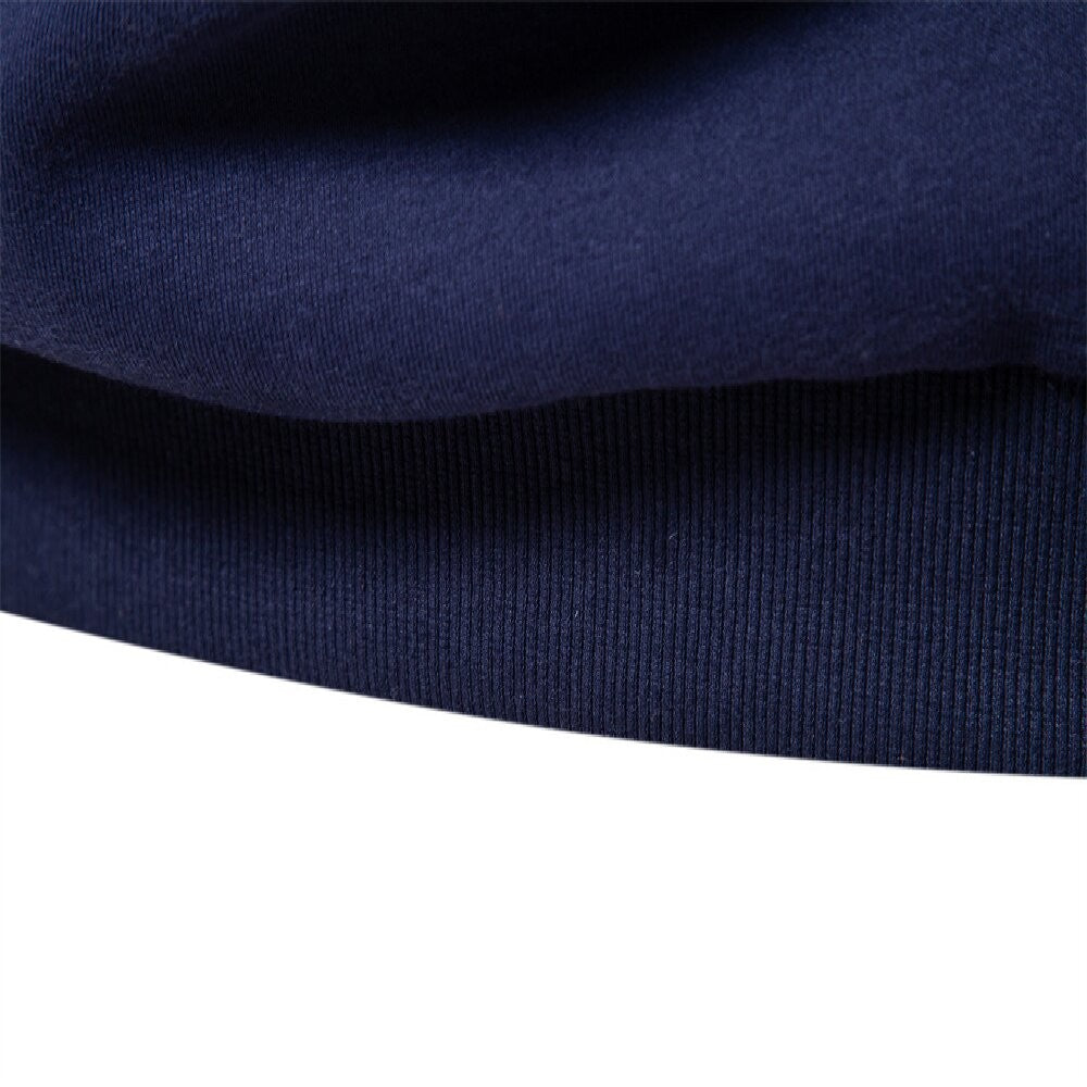 Men's Autumn Long-Sleeved POLO Collar European Size Sweater - Trendy, High-Quality, Casual, Versatile and Loose-Fit Top