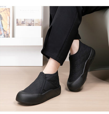 Winter Women's Boots Warm Plush New Platform Snow Boots Anti Slip Waterproof Comfort Lightweight Indoor Casual Warm Cotton Shoes