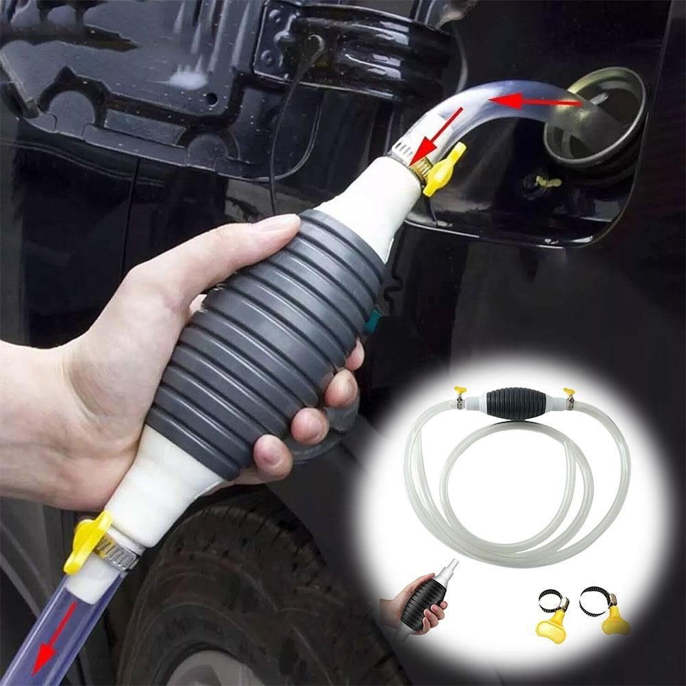 Bomba Manual de Combustível de Mão Bomba de Sucção para Tanque de Carro Transferência de Óleo Bomba de Combustível Gasolina Diesel Líquido Bomba Manual Sifão Economia de Combustível para Gás Gasolina