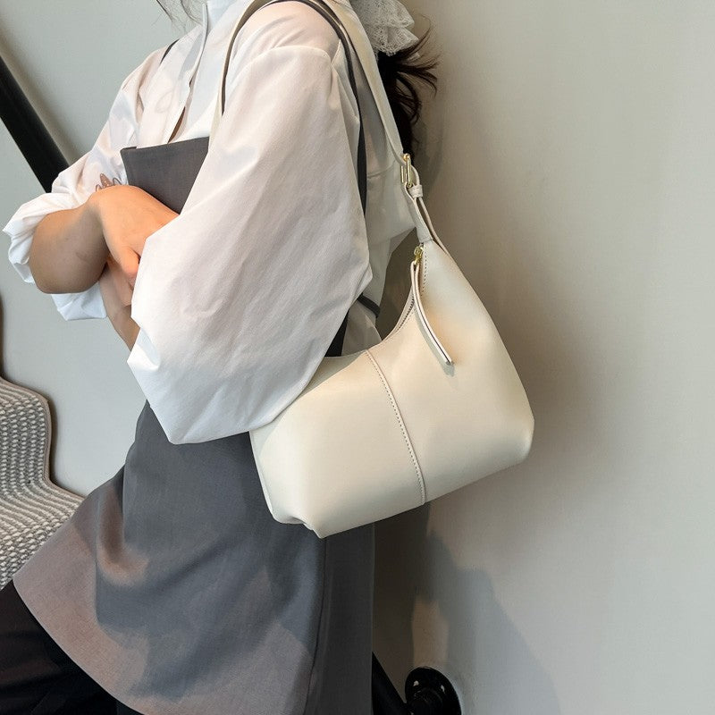 LEFTSIDE Small PU Leather Crossbody Bags for Women 2025 New Trend Retro Underarm Shoulder Bag Ladies Retro Handbags and Purses