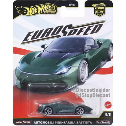 2025 New 1/64 Hot Wheels Car Model Car Culture L Case (Mix 6) Eurospeed Set Die-Cast Model Collection Alloy Car Model Toy Gift